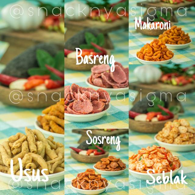 

[KEMASAN L] SEBLAK / USUS / BASRENG / SOSRENG / MAKARONI by snacknyasigma