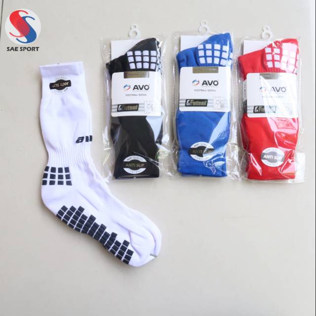 Kaos kaki soccer futsal AVO anti slip pendek