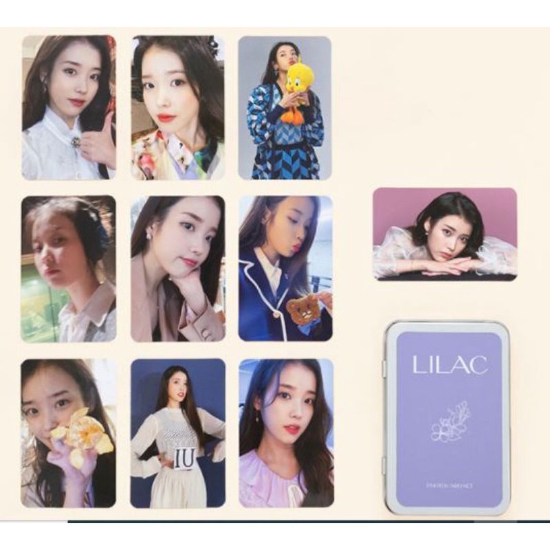PHOTO CARD SET IU LILAC - ORIGINAL DAN OFFICIAL (PER SET)