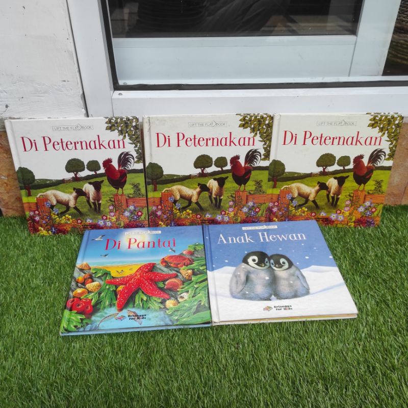 Lift The Flap Book Erlangga For Kids Dinosaurus