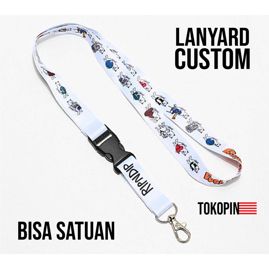 

LANYARD CUSTOM DIGITAL PRINT (SATUAN) 2 Sisi 2 cm / 2.5 cm