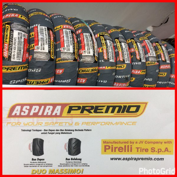 TERLARISS     Aspira Premio 160-60-17 RR Sportivo khusus Go Send Termurah