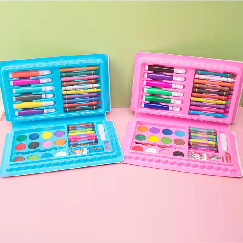 WE Crayon Set 42pcs / Krayon Mewarnai Anak 42pcs / Pensil Warna Set 42pcs