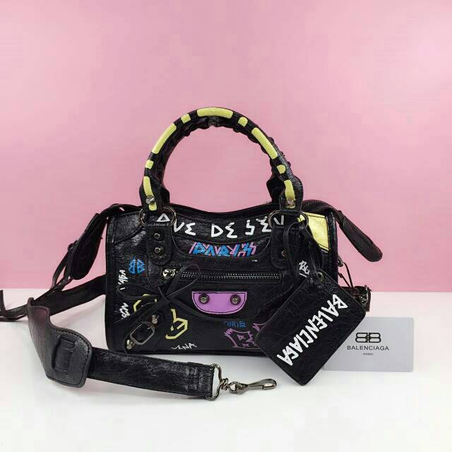 TAS IMPOR BALENCIAGA GRAFITTI SMALL