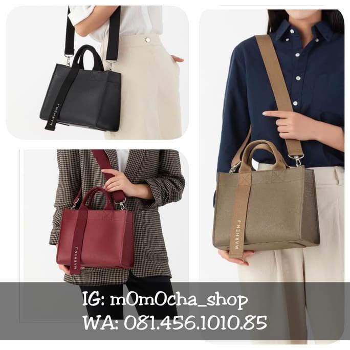 Barang Bagus Marhen J Cindy Burgundy/All black/Taupe - Hitam ON SALE