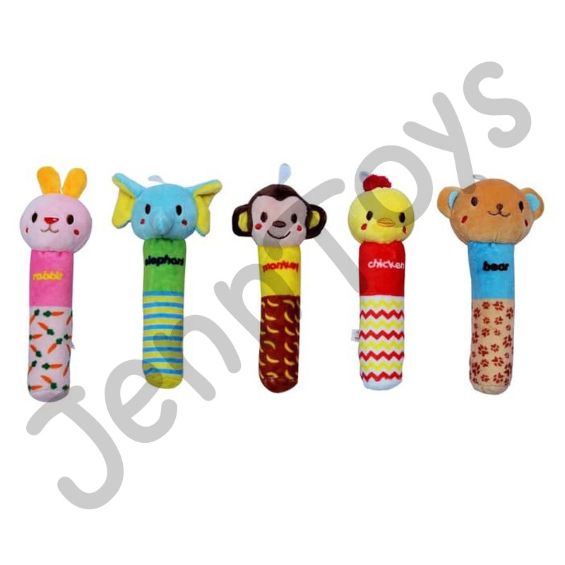 Jenntoys - Mainan Anak Bayi Baby Toy Edu Toys Baby Rattle Newbie Tech - SQUAKER