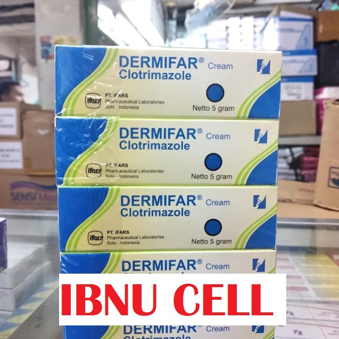 Dermifar Clotrimazole 5g ibnu cell95