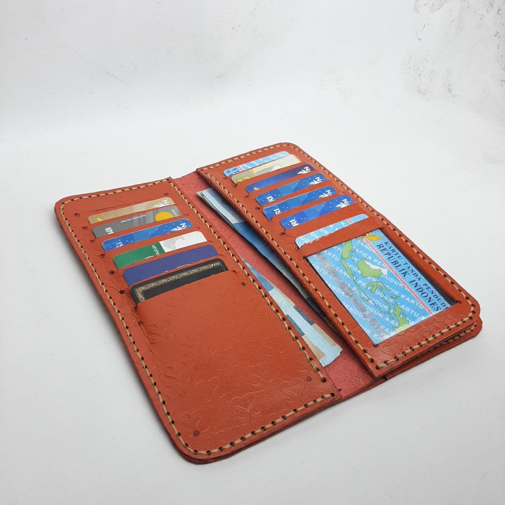 Dompet Kulit Sapi Full Up Handmade Ful Motif Asli Garut