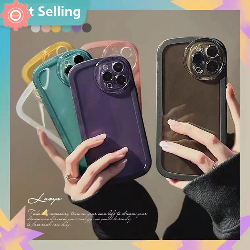 Soft Case Pelindung Lensa Bulat Warna Permen Bahan TPU Untuk Samsung A13 A03 A12 A33 A53 A20s A52 A52s A03s A22 A51 A50 A32 A31 M12 M22 M11 M22