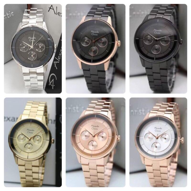 ALEXANDRE CHRISTIE AC 2714 JAM WANITA ORIGINAL