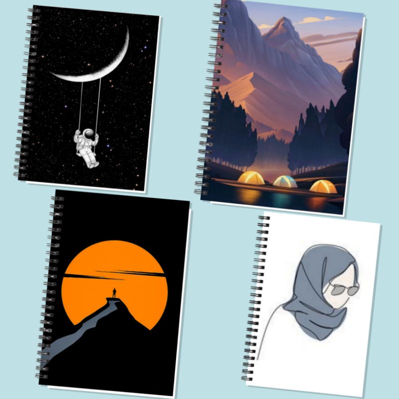 

Notebook a5 Jurnal/ Buku Catatan/ Line/ Dotted/ Grid/ Polos murah viral