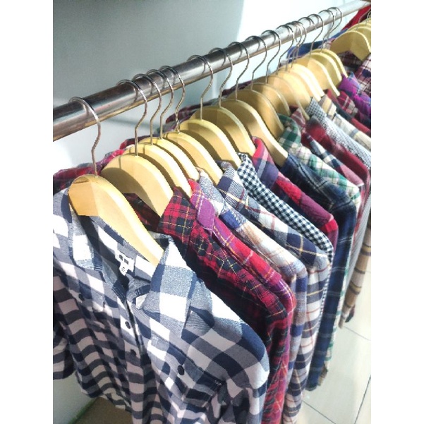 flanel Uniqlo second original