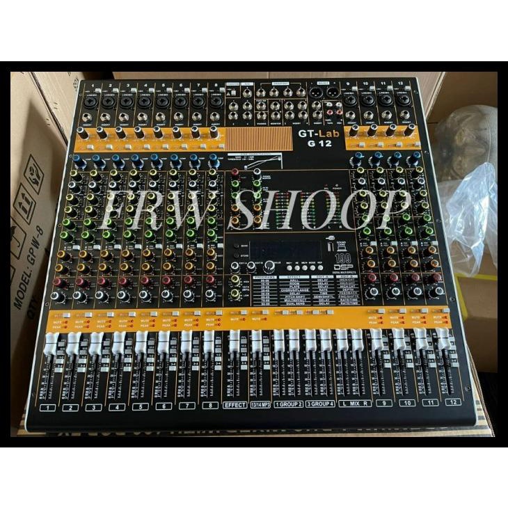 Mixer Audio Gt Lab 12 / Gtlab G12 / Gt-Lab G12 (12Channel) By Rdw Kode 590