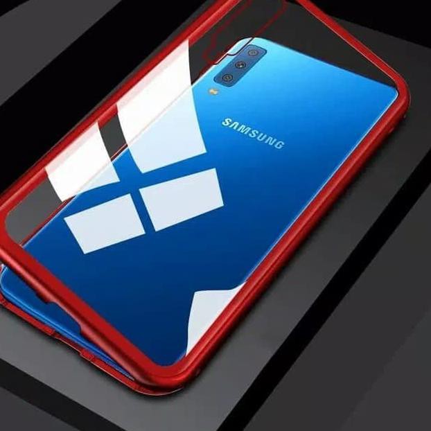 QDVH samsung a7 2018 case magnet 360 +anti baret a7 2018 hardcase :)