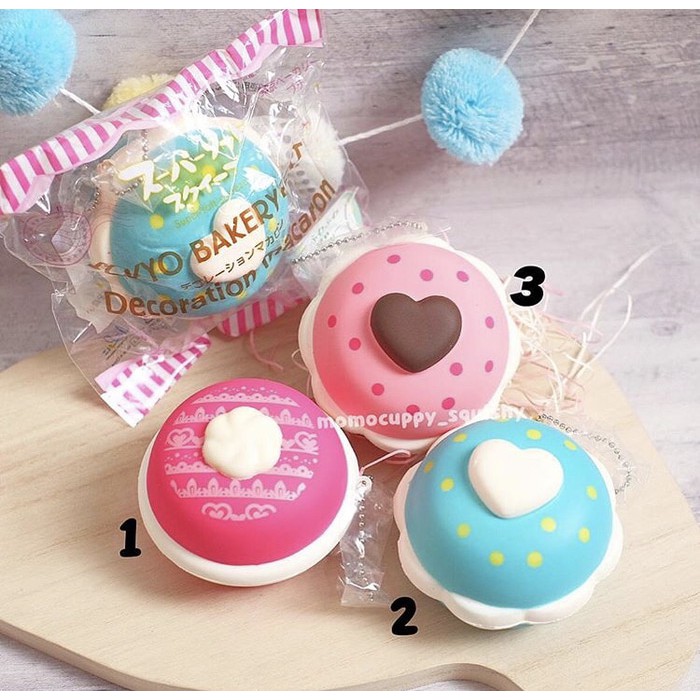 Squishy licensed decoration macaron by tokyo bakery ( slow soft ORI)