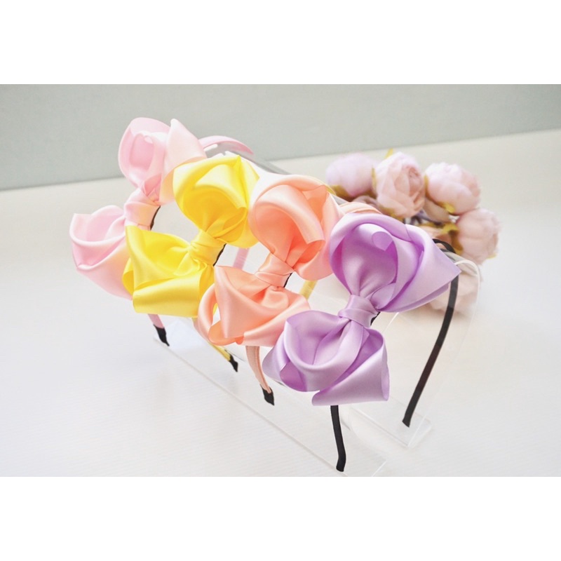 Bando korea / bando handmade / pita korea / pita pesta / jepit rambut / headband baby / princess bow