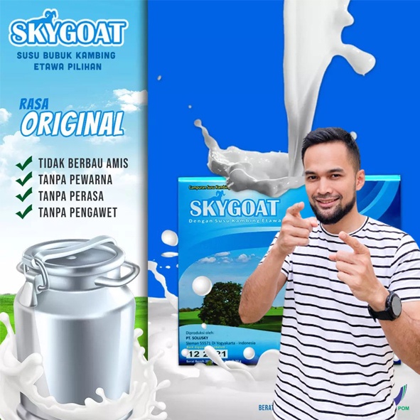 

ORIGINAL SUSU KAMBING ETAWA SKYGOAT Sky Goat Propolis Coklat