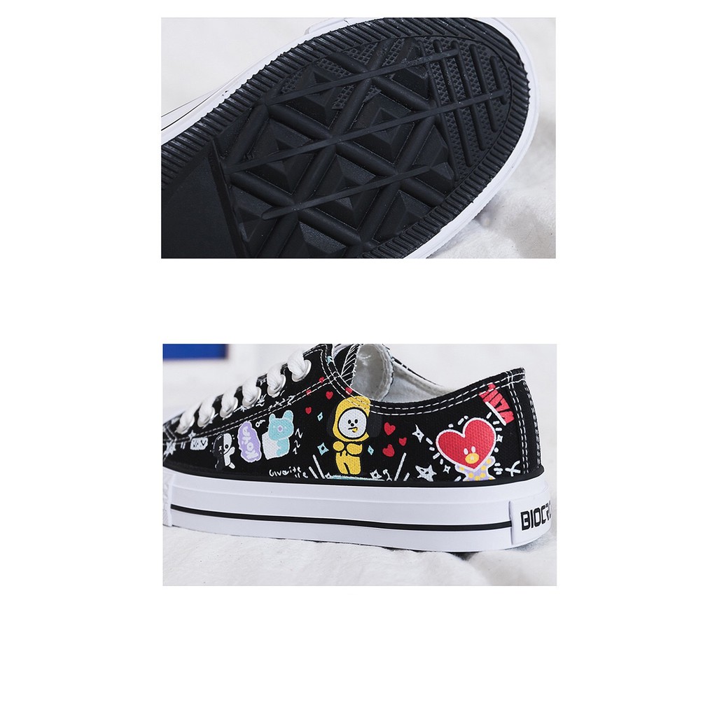 [BS] BISA COD KPOP Sepatu BTS BT21 Canvas Sneakers / Sepatu - KP204