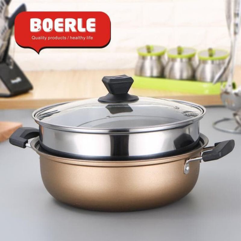 WE Panci Kukus Warna Dua Susun