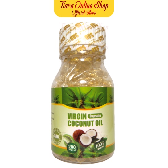 Kapsul VCO Extra Virgin Coconut Oil 200 Kapsul Original