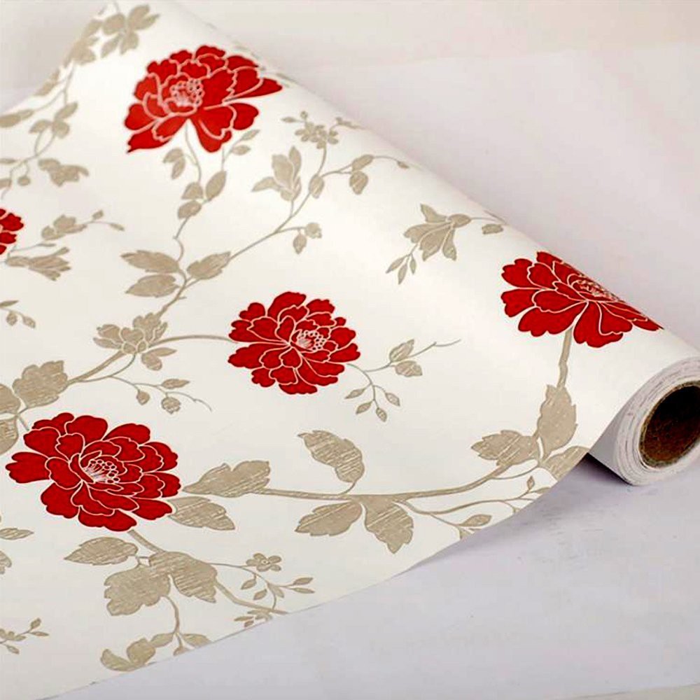 [ BISA COD ] Wallpaper Dinding Sticker Premium Size 45cm x 10meter Kode GH