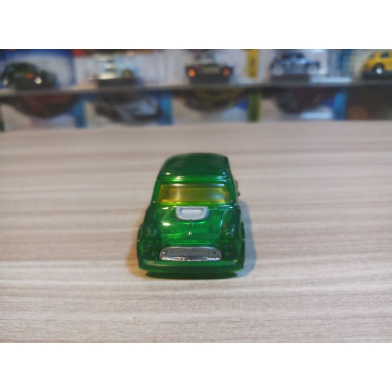 HOT WHEELS MORRIS MINI X RAYCER HIJAU LOOSE