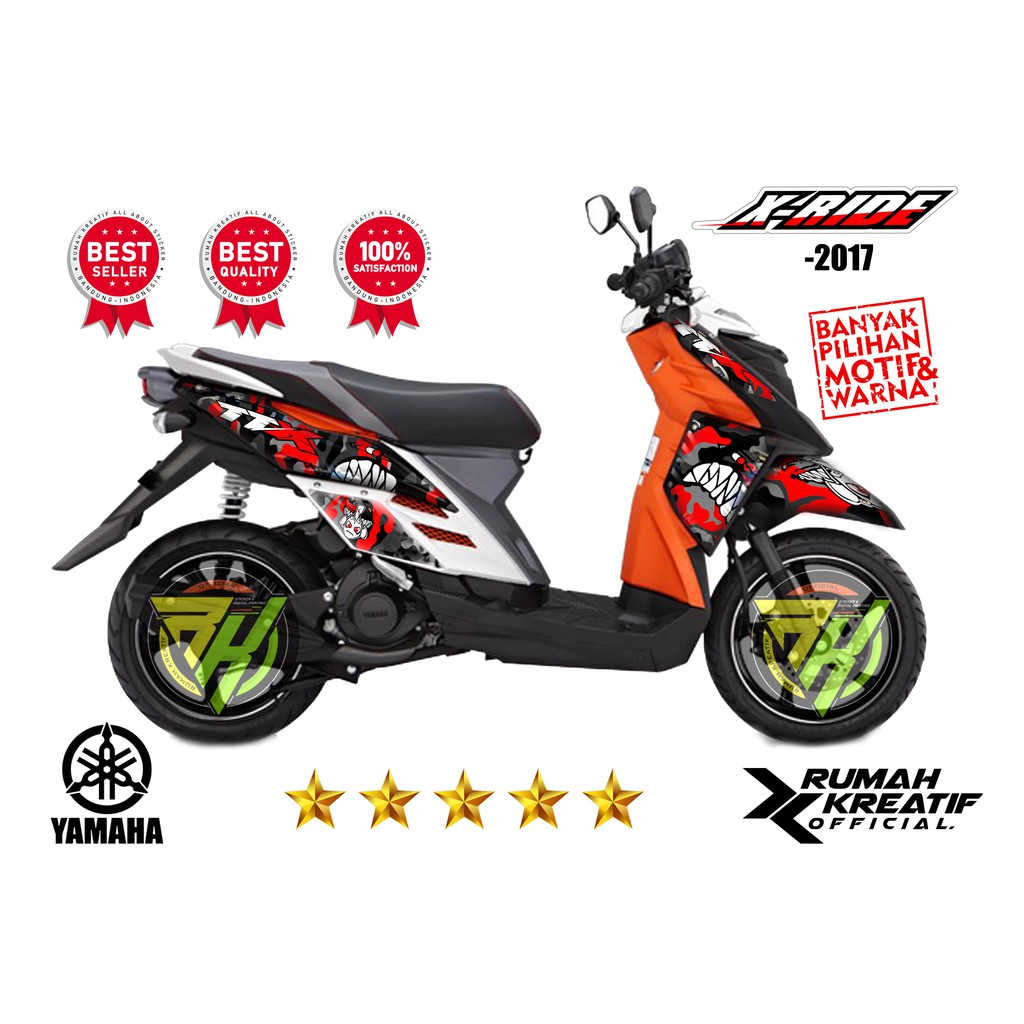 Jual DECAL STIKER STRIPING VARIASI X RIDE XRIDE LAMA Indonesia Shopee Indonesia