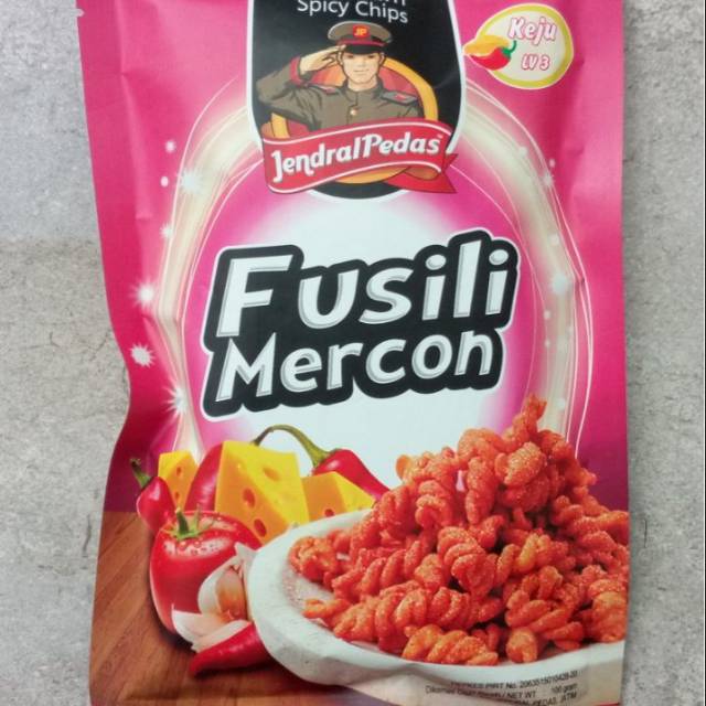 

Fusili Makaroni mercon keripik