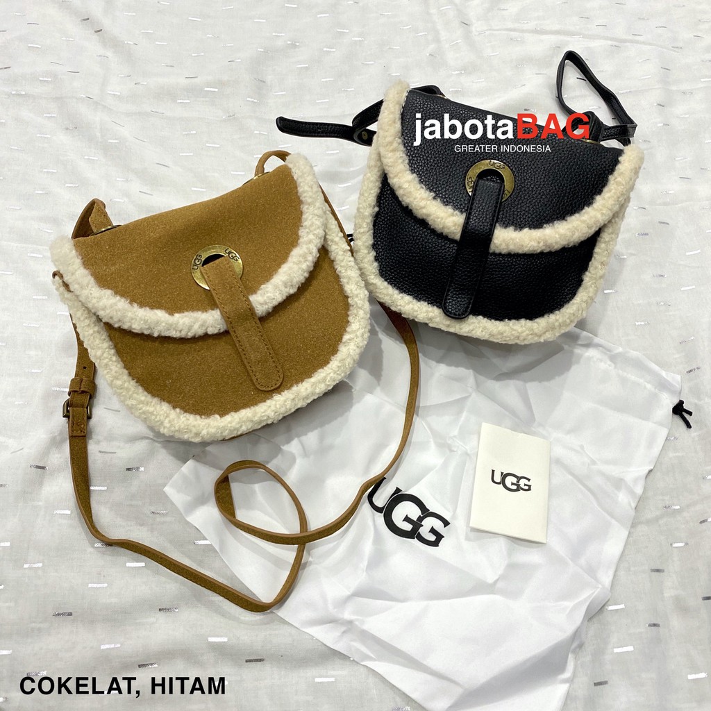 Tas Import Premium UGG BULU SADDLE BAG 18cm Tas Fashion Import