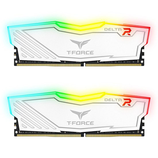 TEAM T-Force Delta RGB (2X16) PC-3200 32GB DDR4 kit 3200MHz - Hitam