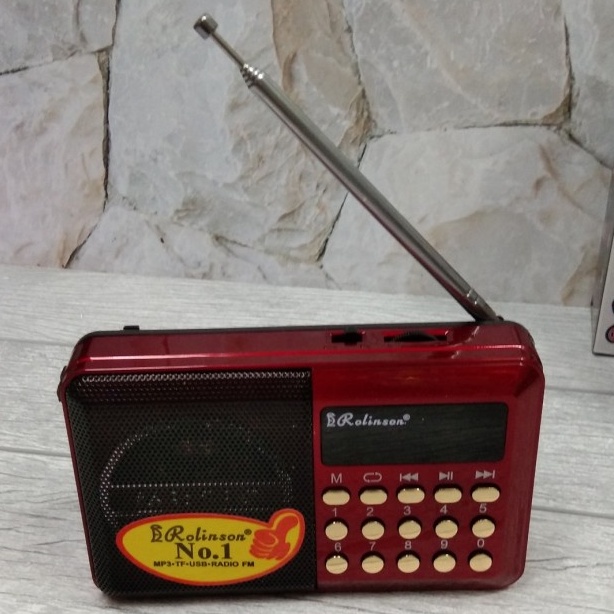 RADIO PORTABLE ROLINSON RL-4013 RADIO 3 BAND BISA UNTUK MUROTTAL 30JUZ SPEAKER BERKUALITAS