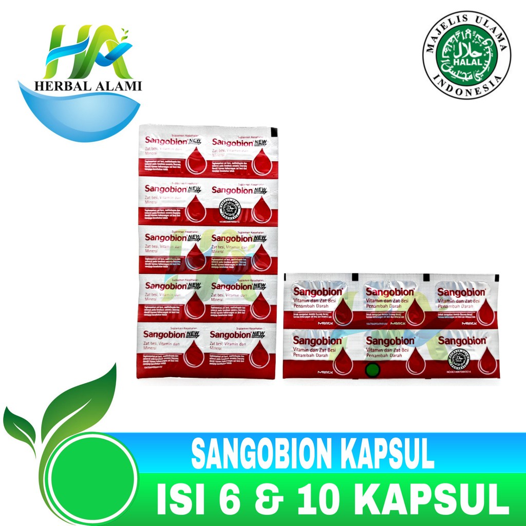 Sangobion Kapsul New Formula PerSETRIP - Obat Anemia Penambah Darah