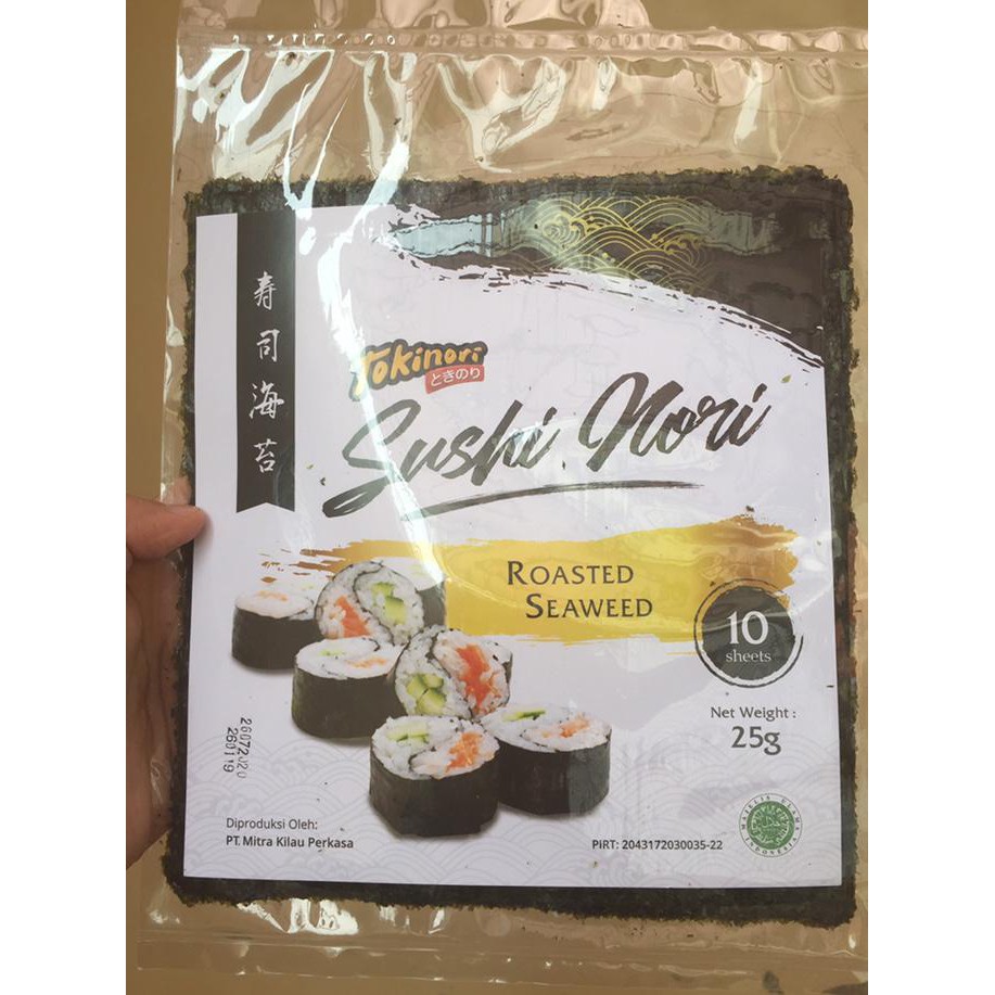 

Murah Tokinori 10 Sheet Yaki Sushi Nori Rumput Laut Halal Roasted