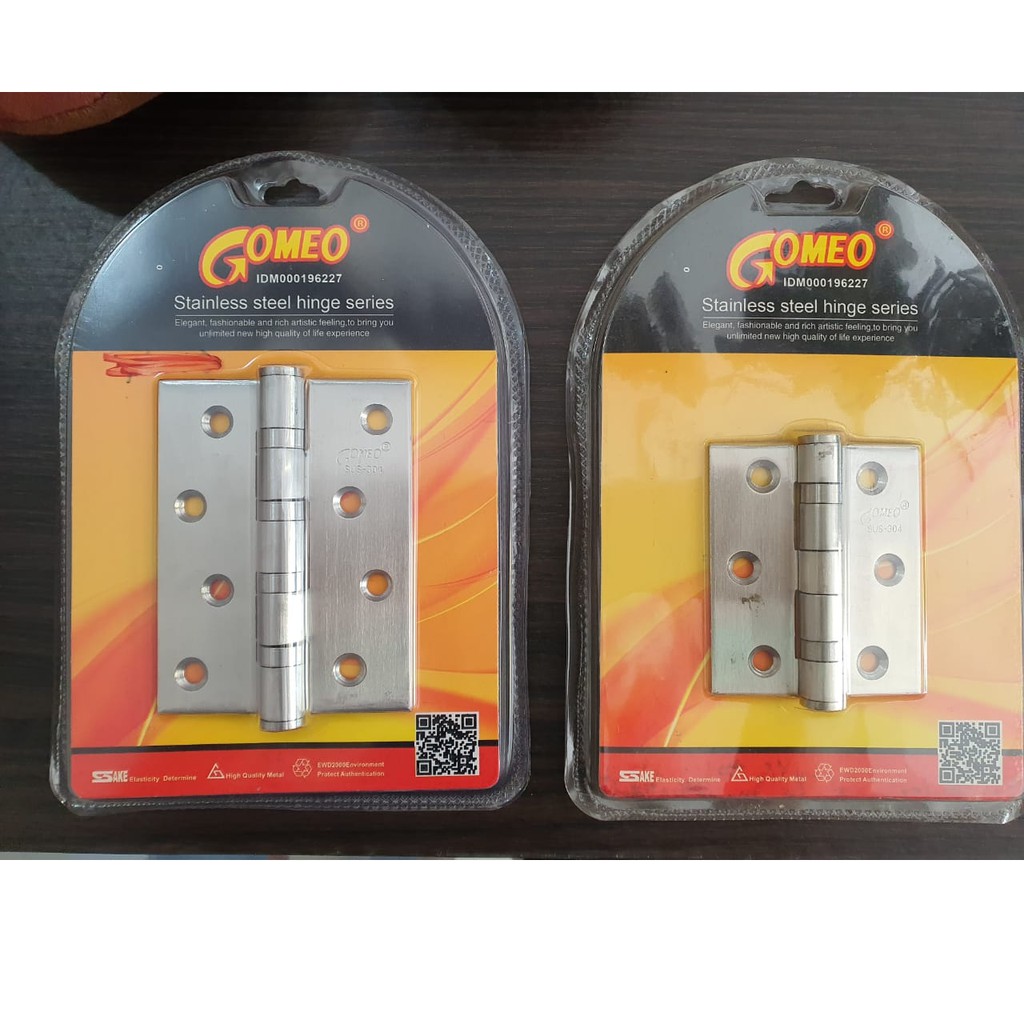 ENGSEL PINTU STAINLESS GOMEO 3inch / ENGSEL JENDELA STAINLESS