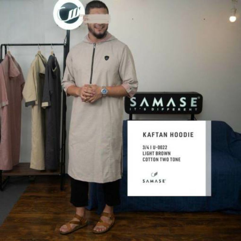 *Kaftan Hoodie Zipper U-002 Samase