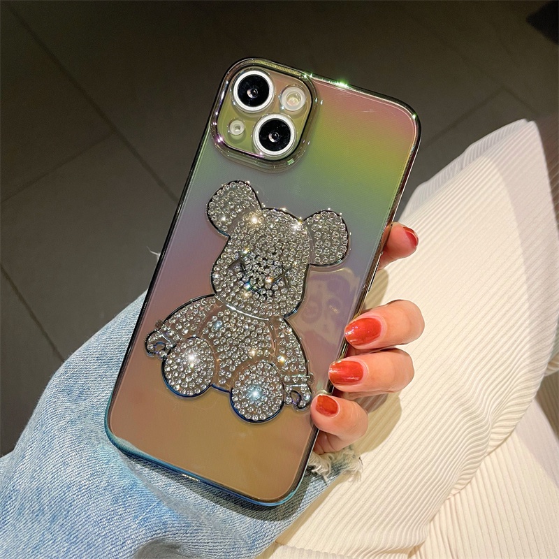 Case Desain Beruang Warna-Warni Untuk iphone 11 12 13 iphone 12 13 pro iphone 11 12 13 pro Max