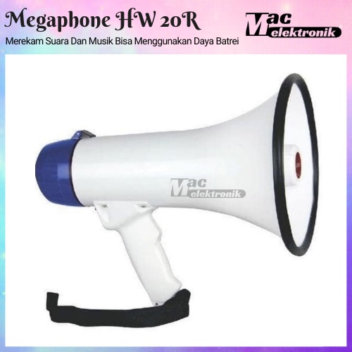 TOA PENGERAS SUARA MEGAPHONE HW-20R UNTUK JUALAN KELILING, OUT BOND, KAMPANYE, PROMOSI DLL