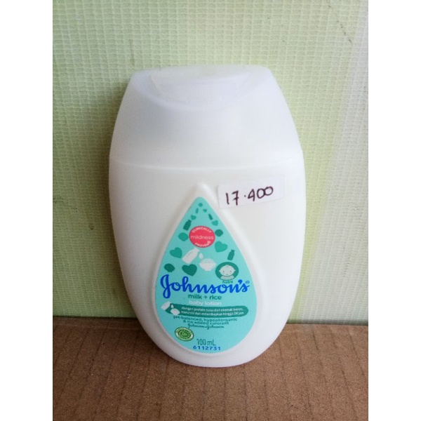 JOHNSONS BABY LATION BABY LOTION REGULAR, MILK+RICE, BADTIME 100ML