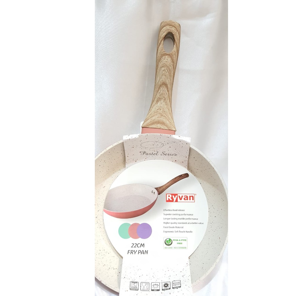 Wajan Penggorengan Marble Viera Ryvan Fry Pan 22 cm TMS 99-005 Induksi