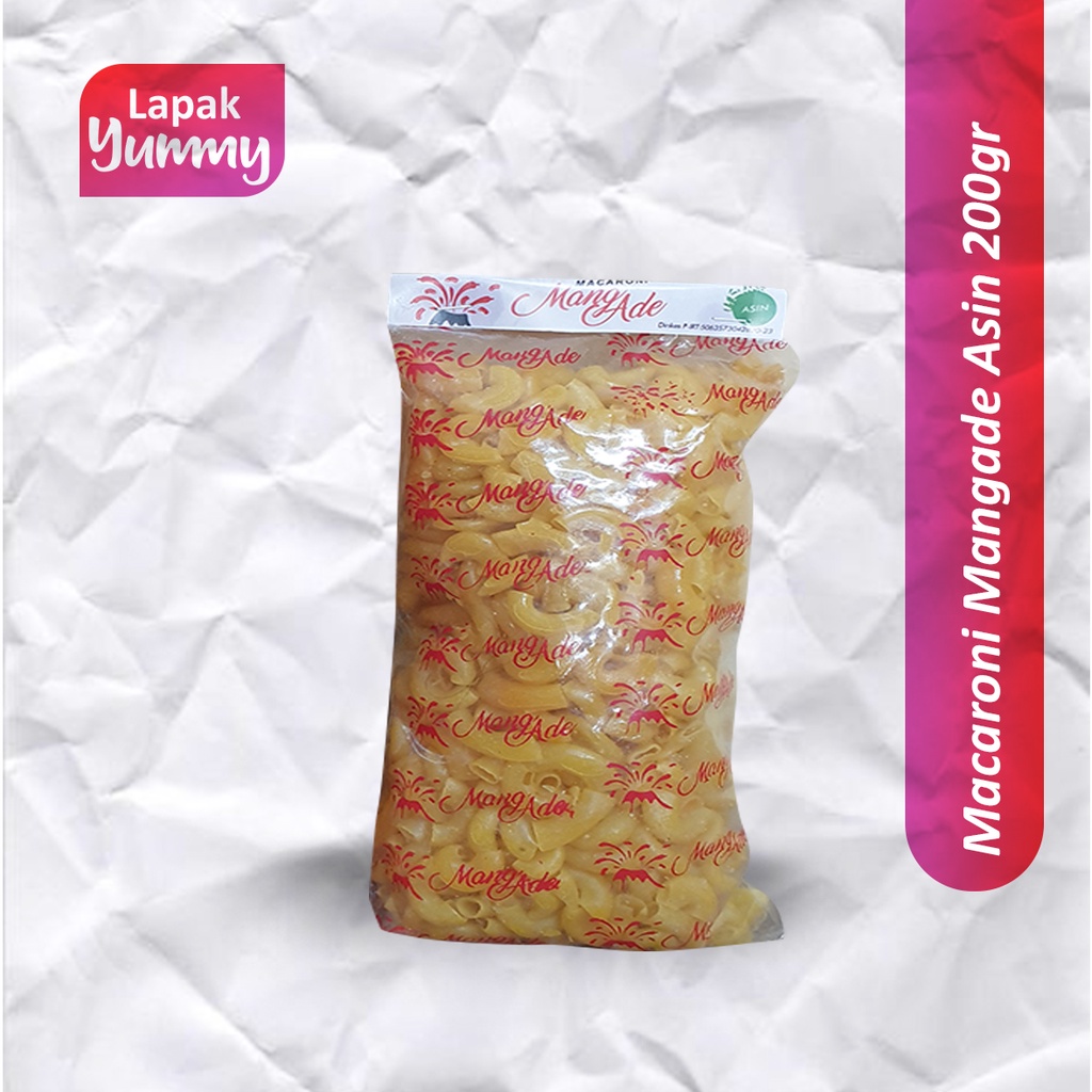 

Makaroni Mangade Asin 200gram