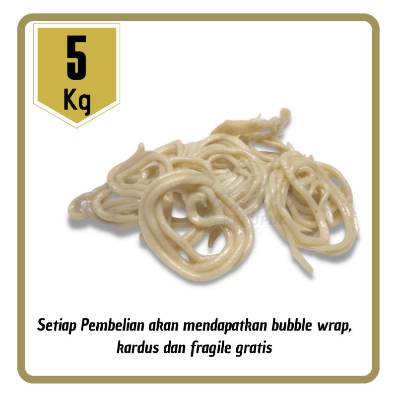 

Kerupuk Mentah Tengiri Gelung Kemasan 5 Kg