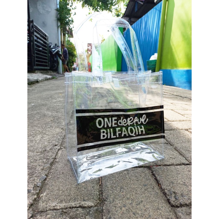 

20x20x10 Min Order 30pcs! Mika 0.20gsm! Free Sablon Satu Warna Satu Sisi! Tas Natal Sablon Murah!