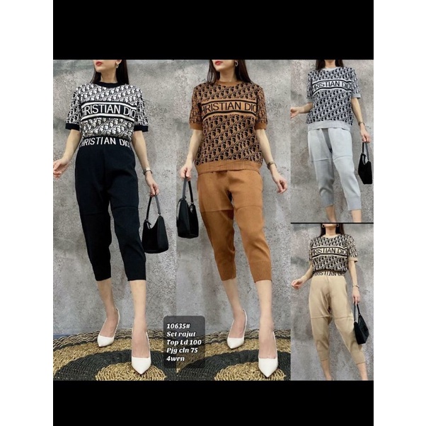 SETELAN DIOR RAJUT/SETELAN RAJUT WANITA IMPORT/SETELAN DIOR/SETELAN DIOR WANITA IMPORT/SETELAN DIOR 