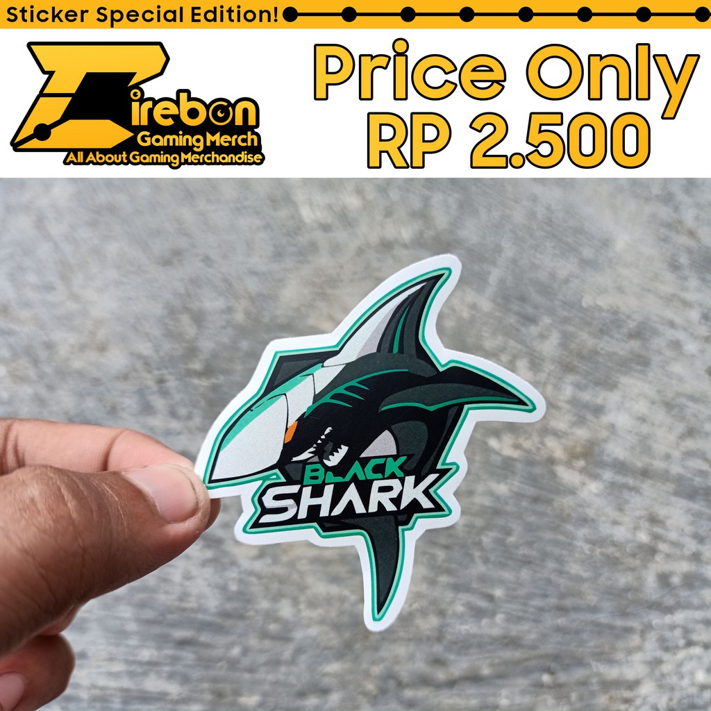 

Sticker Stiker Black Shark Green