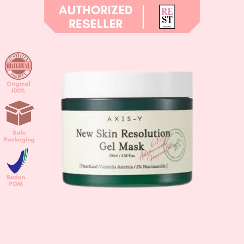 RESTBEAUTY - Axis-Y New Skin Resolution Gel Mask 100ml BPOM