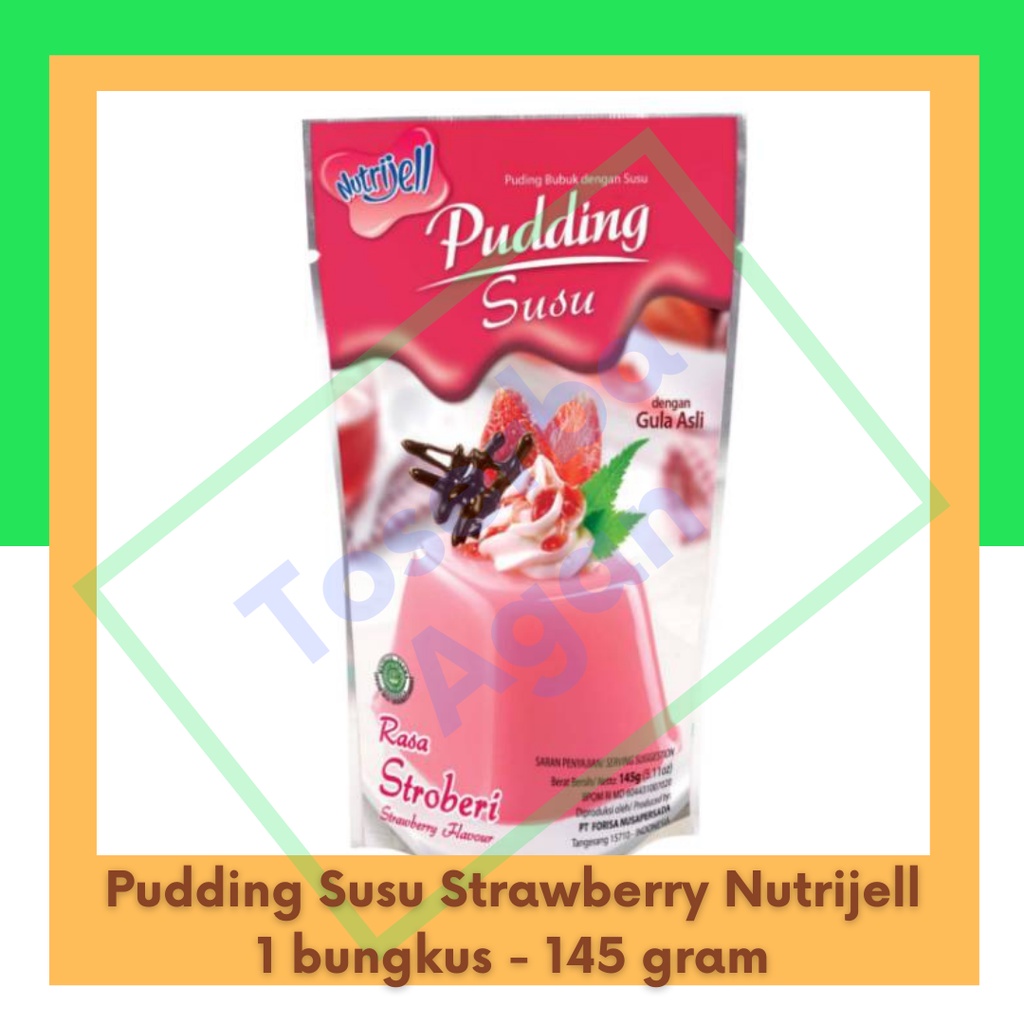 

Pudding Susu Nutrijell - Rasa Stroberi Strawberry