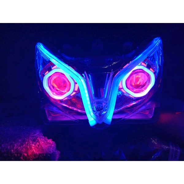 Paket Projector Led Plus Reflektor Lampu Depan Vario 125- Led Projie Vario 125 - Rezel Motopart