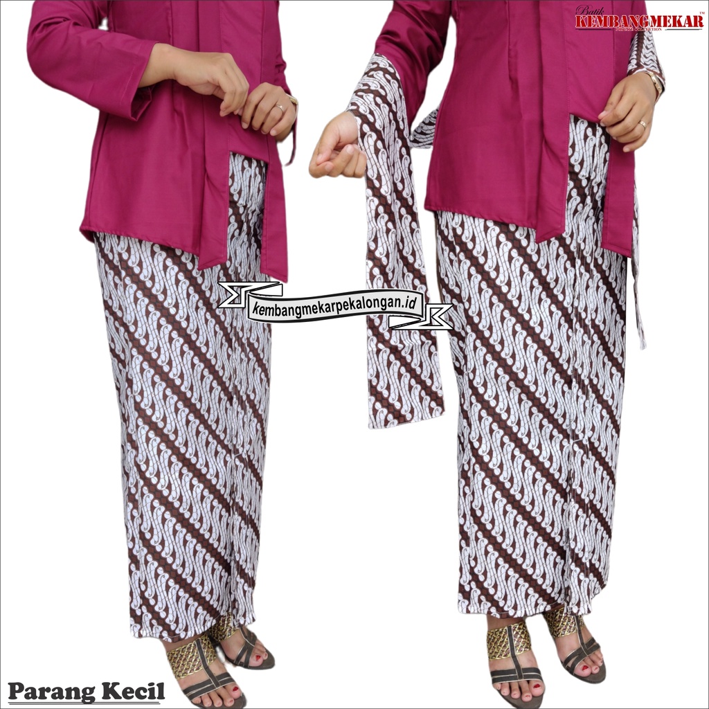 Couple Batik Exlusive Kemeja Dan Rok Wiron (parang kecil)