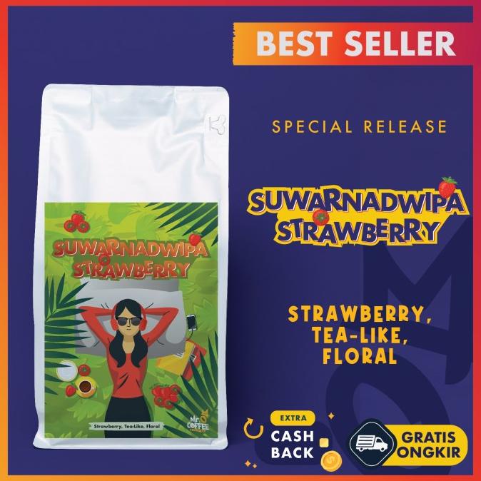 

Kopi Arabika SUWARNADWIPA STRAWBERRY Limited Single Origin 500g