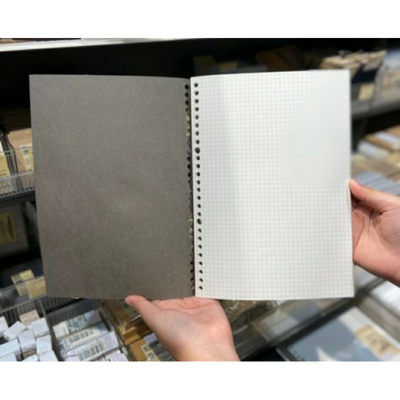 

MUJI Grid Notebook Type Loose Leaf